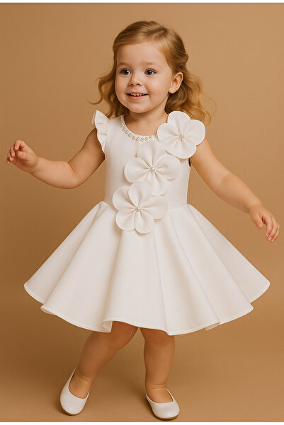 SOFYELLA فستان سهرة بناتي مزين بالزهور