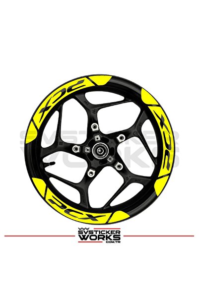 ARONA HONDA PCX Jant Şeridi Geniş Sticker Dıştan İçe Kaliteli Yüksek Yapışkan...