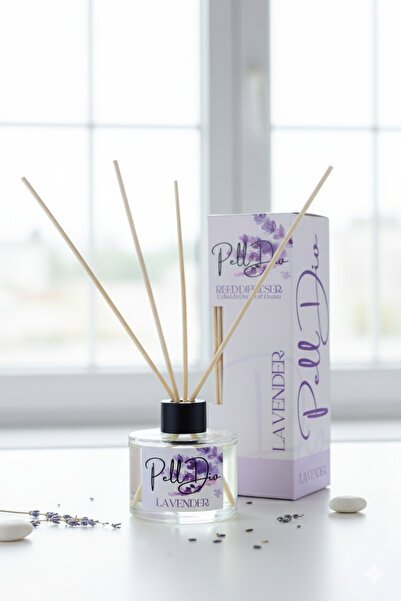 PellDio Home Lavanta Çubuklu Oda Kokusu - Kokulu Çubuk 120ml