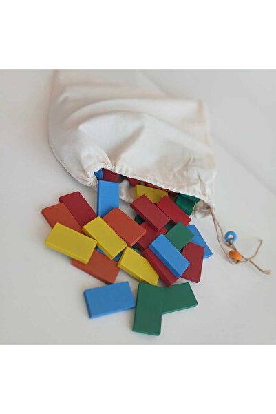 BEMİ Domino Akıl Hafıza Mantık Eğitici Zeka Strateji Çocuk Ve Aile Oyunu Sağlıklı Ahşap Kutu Oyunu