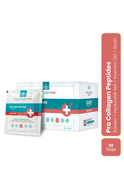 Naturagen Pro Beauty Collagen 30'lu Saşe Biotinli Yeşil Elma Aromalı