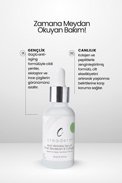 CREADERM Yaşlanma Karşıtı Yüz Bakım Serumu & Atodex Kuru Ve Hassas Ciltler Için Nemlendirici