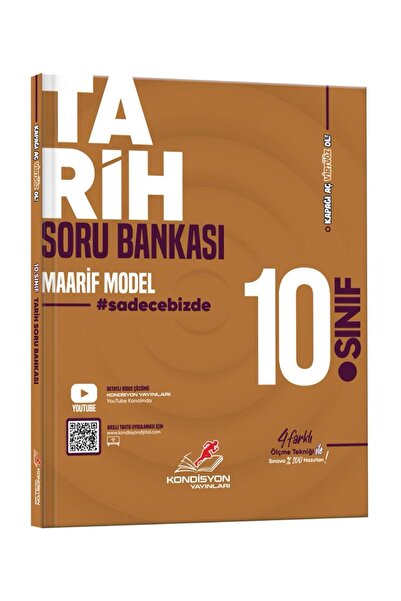 Kondisyon Yayınları 10. SINIF TARİH VİRTÜÖZ SORU BANKASI MAARİF MODEL 2026
