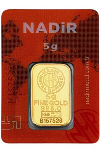 Tuğrul Kuyumculuk 5 Gram Külçe Gram Altın 24 Ayar