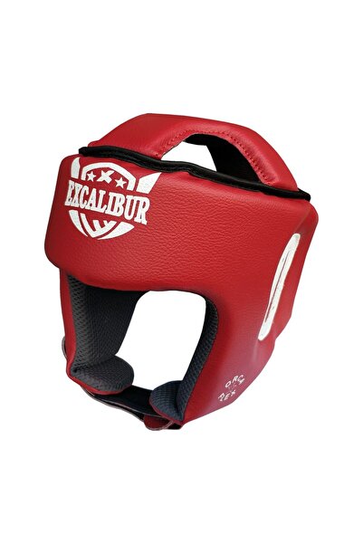 Excalibur Boks Kaskı Amatör Müsabaka Açık Kask Kırmızı S
