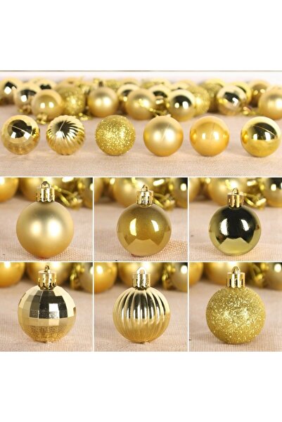 Yenigeldi 12-штучний набір ялинкових прикрас, 6 см