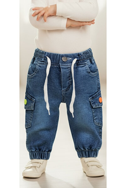 Kids Pantolon Bebe Boy Denim Kot