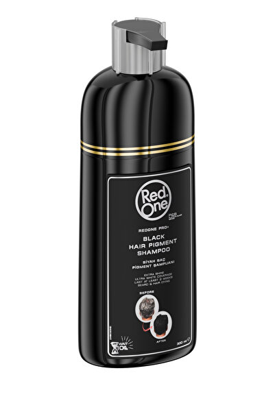 Red One Redone Siyah Saç Şampuanı – Doğal Ve Kalıcı Siyah Görünüm 300 ml