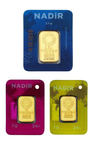 Tuğrul Kuyumculuk 4,5 Gram (2,5+2) Külçe Gram Altın 24 Ayar