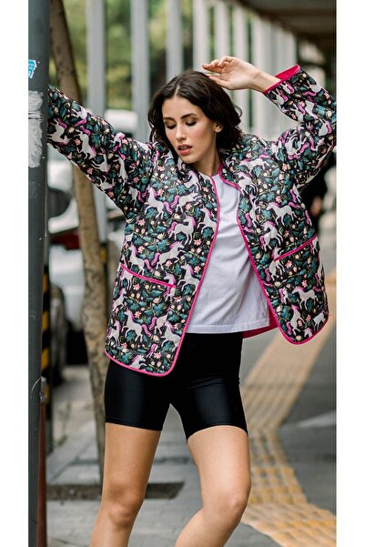 Malone Atelier Mâlone Unicorns Dreaming Kapitone Ceket