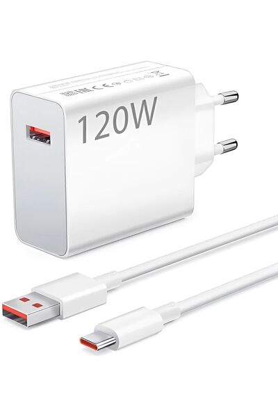 teknotrust Xiaomi Redmi Samsung Uyumlu 120w Hızlı Şarj Cihazı 120watt