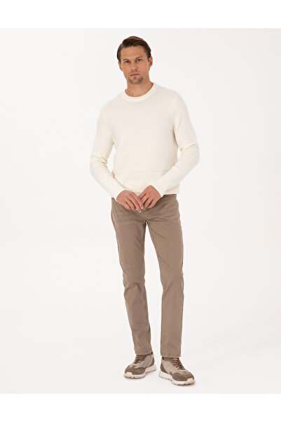 Pierre Cardin Bej Slim Fit Jean Pantolon 50315264-VR011