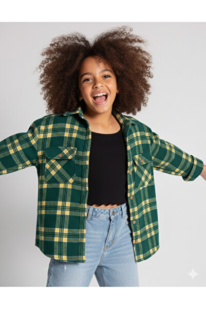 SONGÜLBERİK قميص حطاب منقوش منقوش