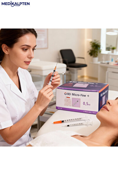 BD MICROLANCE Botox Prp Mezoterapi Enjektör Işlem ucu 0.5 ml (30 GR*8MM) 10 Adet Sterilinli