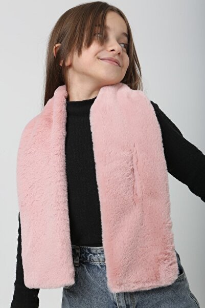 BALIENTE М'яка текстура Рожевий плюшевий дитячий комір