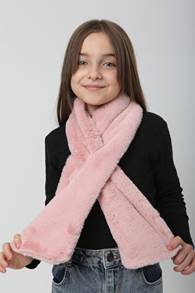 BALIENTE М'яка текстура Рожевий плюшевий дитячий комір