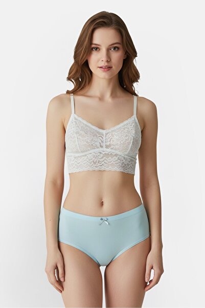 Bebe ملابس داخلية نسائية بوكسر من الدانتيل المزخرف، 3 قطع، متعدد الألوان