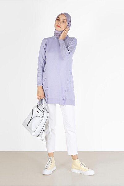 Alvina BAĞLAMA DETAYLI TRİKO TUNİK 42044