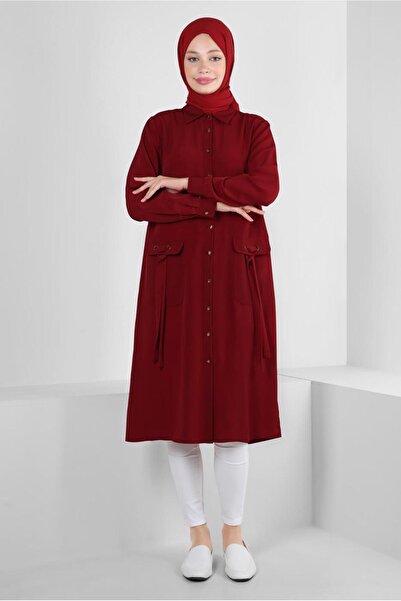 Alvina Lace Up Buttoned Tunic - 43859