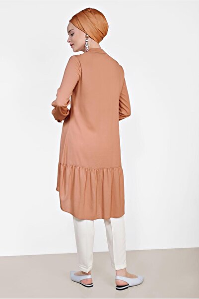 Alvina Lace-Up Pleated Tunic Skirt - 4066