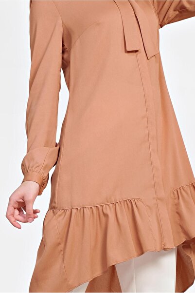 Alvina Lace-Up Pleated Tunic Skirt - 4066