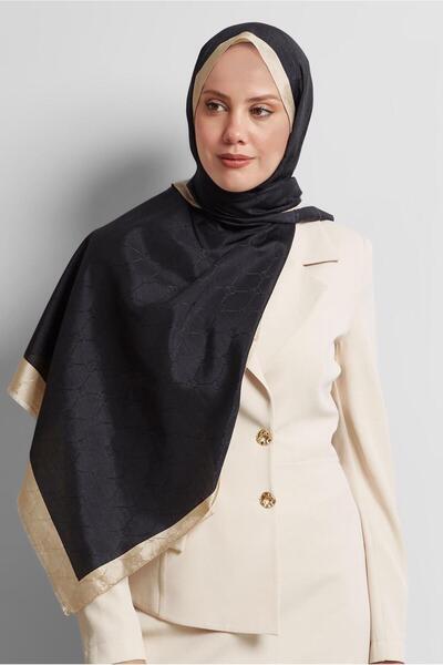 Alvina ALVİNA JAKARLI MONOGRAM ŞAL 8542