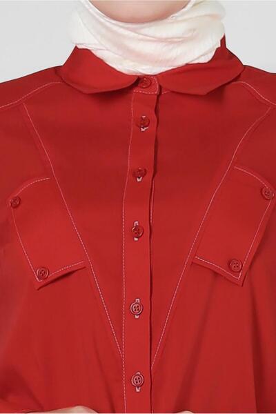 Alvina SHIRT COLLAR BUTTONED TUNIC 43826