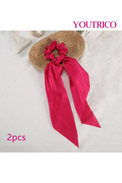 Youtrico 2pcs Satin-bow, long headband with a scrunchie,hair clips,Large hair...