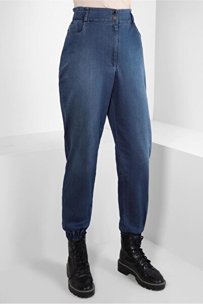 Alvina DENIM PANTS WITH ELASTIC LEGS 70600