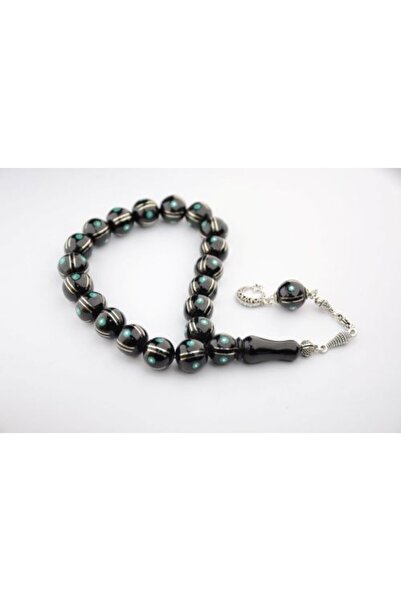 HÜNERTAŞ ماسكوت أخضر فيروزي وطماطم مطرزة بخيط الصليب