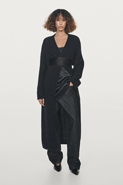 Massimo Dutti Uzun tüylü alpaka karışımlı hırka