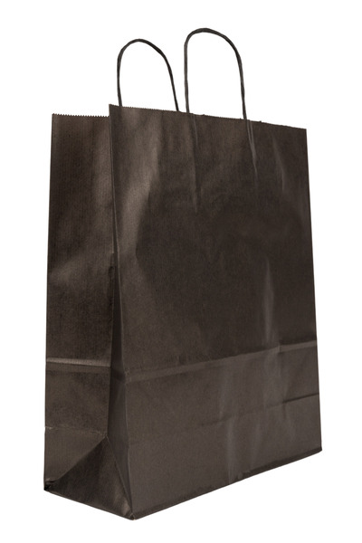 EWs Set, paper gift bag 25 x 11 x 31 cm, black, 10 pieces