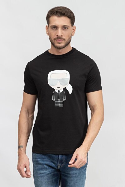 Karl Lagerfeld Erkek Bisiklet Yaka T-Shirt