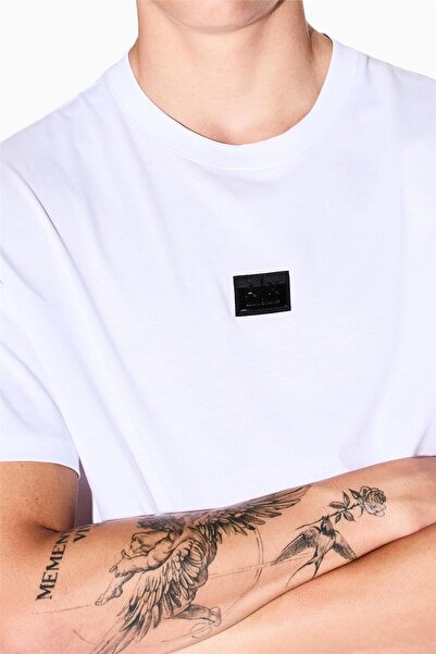 Armani Exchange 100% бавовна, регулярний крій, футболка з логотипом на комірі, чоловіча футболка XM001479 AF10364