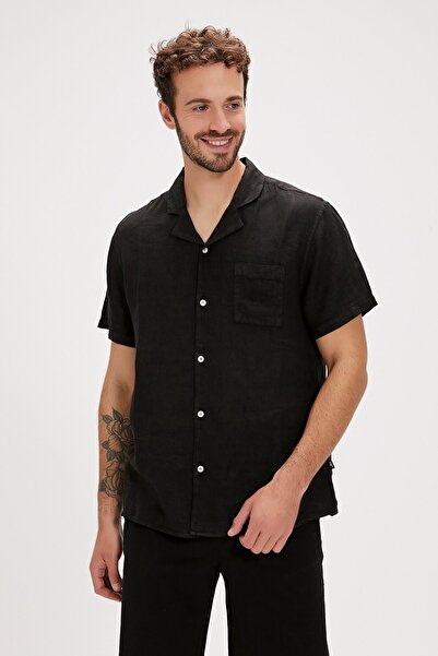Bad Bear Lyne Black Short Sleeve Men's Shirt