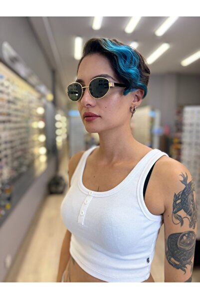 Olivier Philippe Via Gold/Green 55 Olivier Philippe Polarized Sunglasses