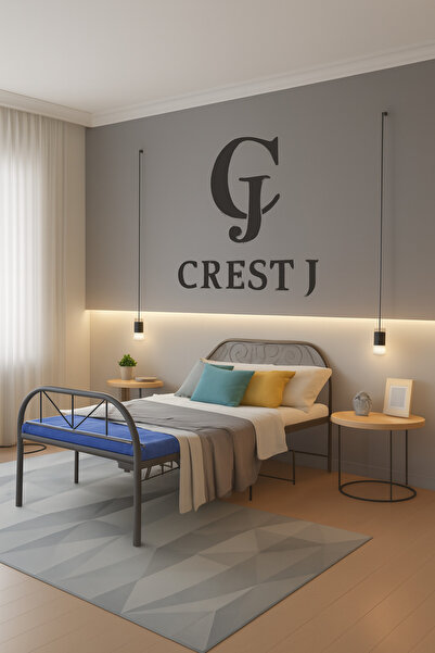 Crestj Versatile Adjustable Iron Bed - High Back and Comfortable