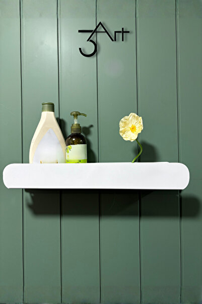 3art Metal Banyo Askısı – Lazer Kesim Duvar Askılı Organizer - Modern Dekorat...