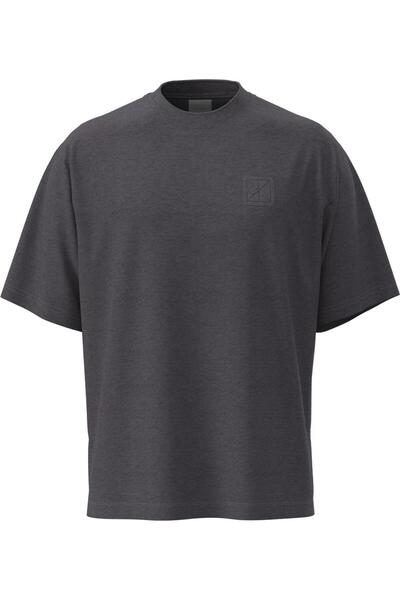 Calvin Klein Ss 16S Jersey Ck Emblem Patch Te Erkek Bisiklet Yaka T-Shirt