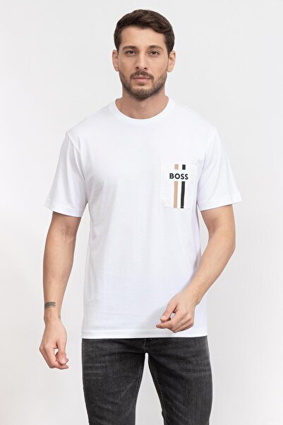 BOSS Tessin Erkek Bisiklet Yaka T-Shirt