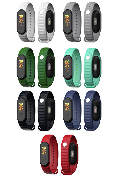 PUFWİN Mi Band 5 and 6 Compatible Band Set of 15