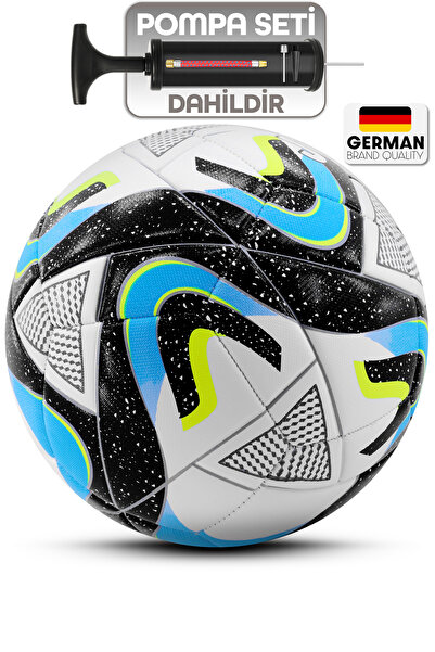 Telvesse Futbol Topu Pompalı Set Oceanz Sert Zemin Halı Saha Futbol Topu No:5...