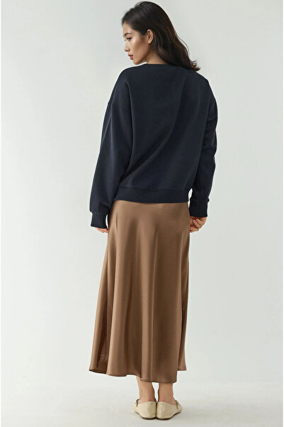 Hiccup Атласна спідниця міді з високою талією