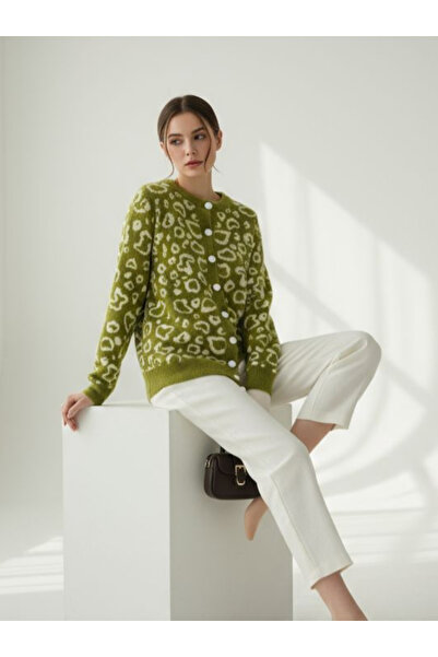 ENDAMIM Leopard Print Thin Seasonal Short Cardigan