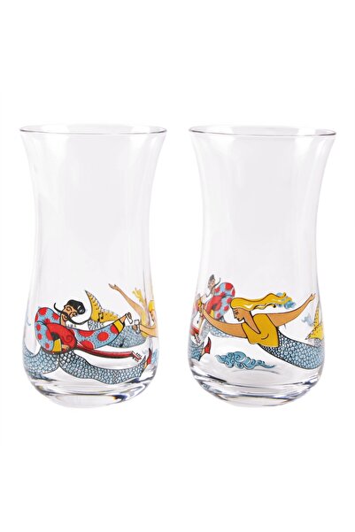 Anason İşleri Şen Kadeh Rakı Bardağı İnce Belli 2'li Set
