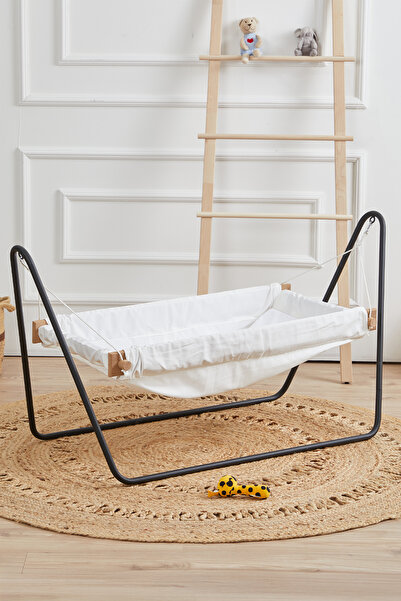 Svava Ahşap Bebek Hamak Beşik - Portatif Hamak Beşik (ham Renk)