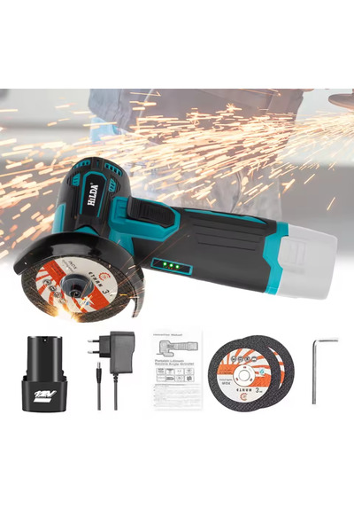 Choice AB140 HILDA 12V/3 Inch Lithium Electric Angle Grinder Mini Small Household Handheld Cutting Machine