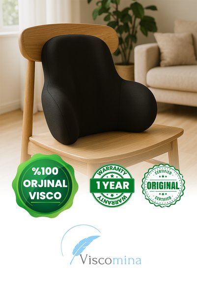 Viscomina Orthopedic Car Lumbar Cushion Visco Lumbar Support Cushion for Office Chair Lumbar Cushion Visco Cushion
