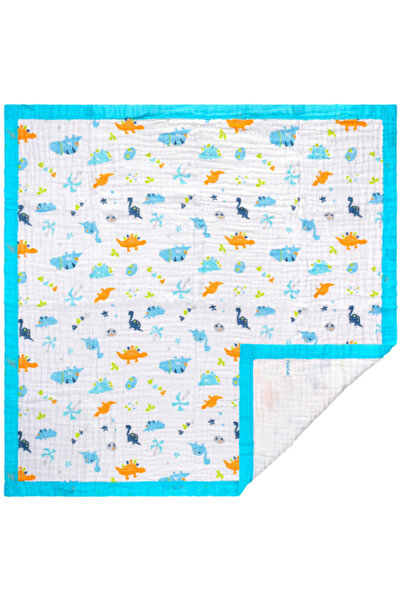 FizioTab Paturica FizioTab® pentru Bebe, Muselina 6 Straturi, 110 x 110 cm, d...