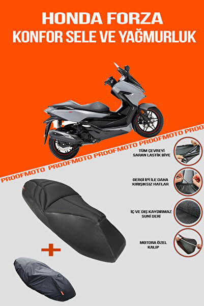 PROOFMOTO Honda Forza 250 - Konfor Sele Ve Yağmurluk Kılıf
